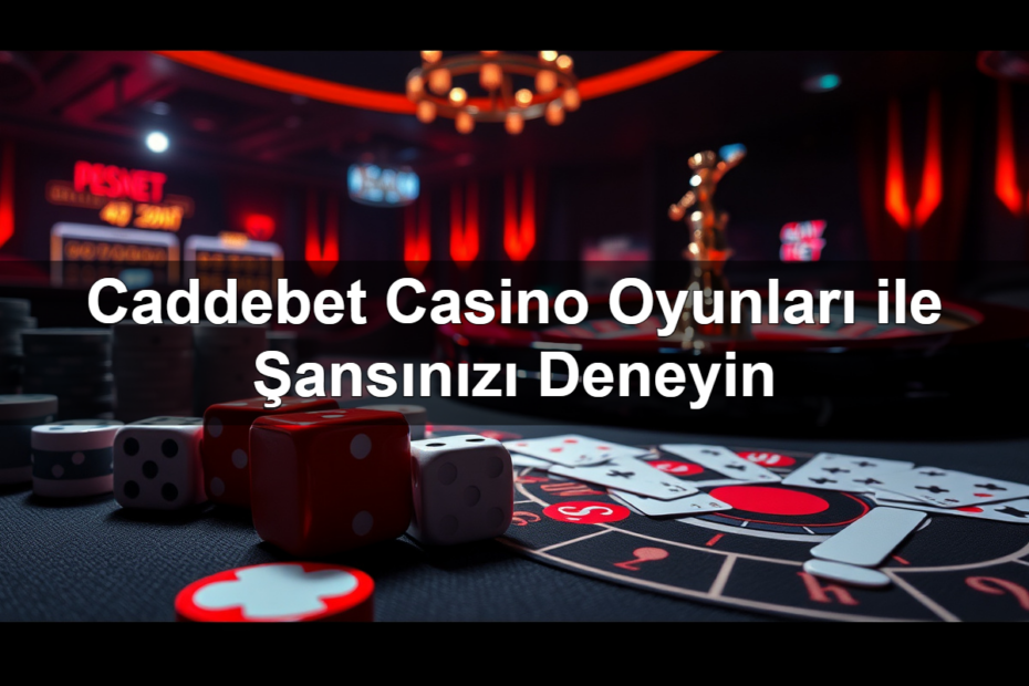 Caddebet Casino Oyunları ile Şansınızı Deneyin 7 caddebet casino oyunlar ile ans n z deneyin 1782319979748