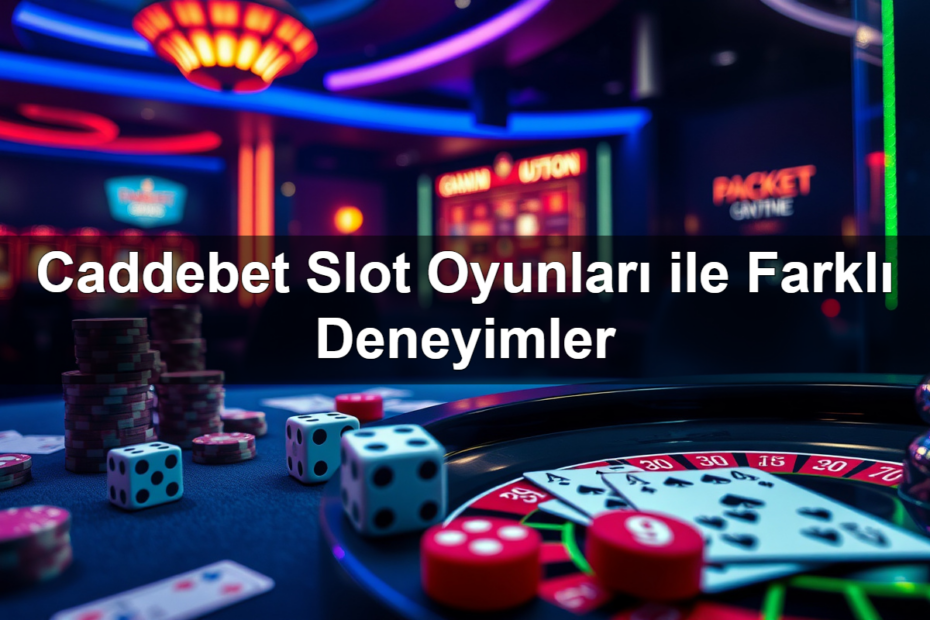 Caddebet Slot Oyunları ile Farklı Deneyimler 17 caddebet slot oyunlar ile farkl deneyimler 1782319877941